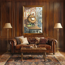Urban Wildlife Takes Manhattan: Artistic Animal Poster PosterGoat