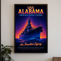 Uss Alabama An Ironclad Legacy Poster PosterGoat