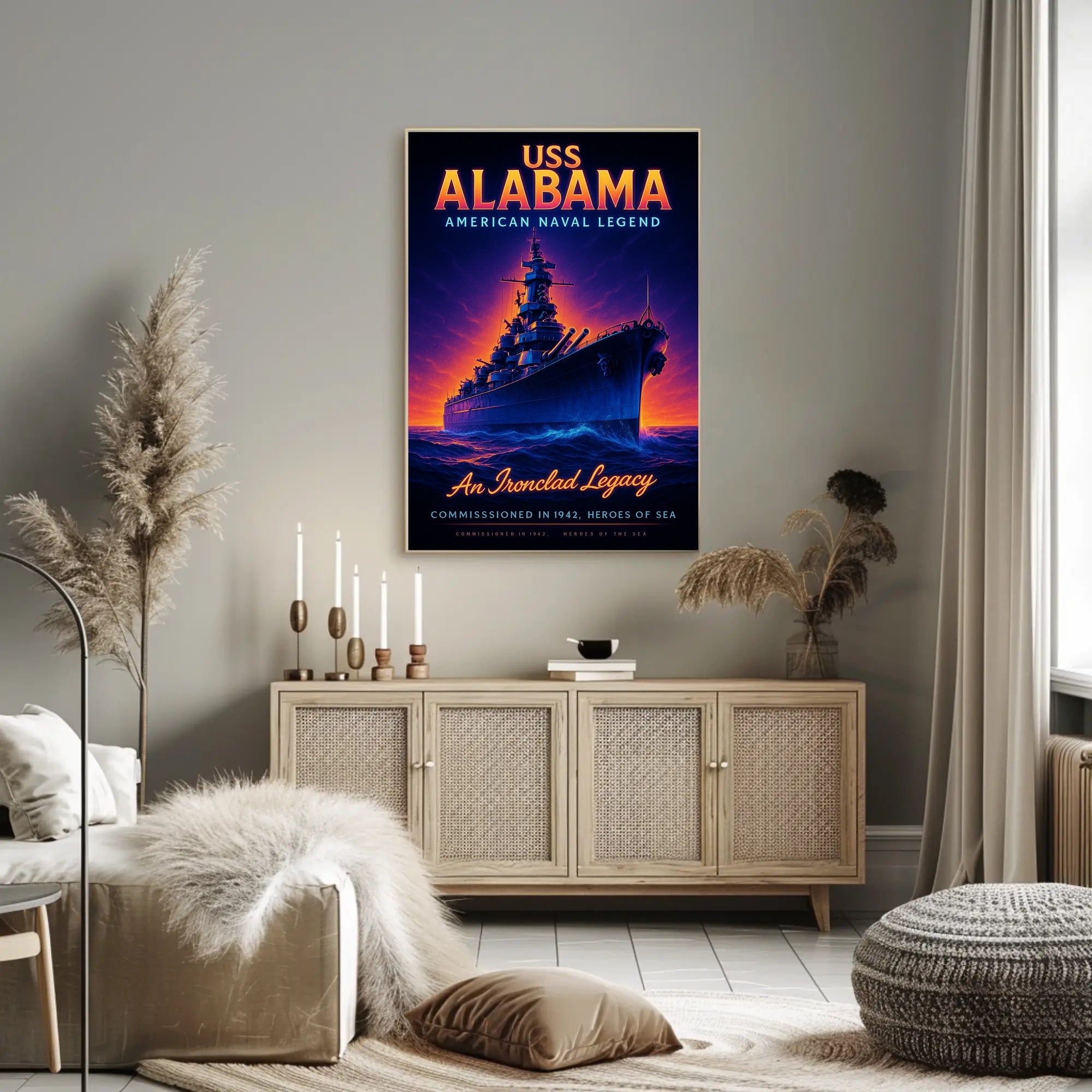 Uss Alabama An Ironclad Legacy Poster PosterGoat