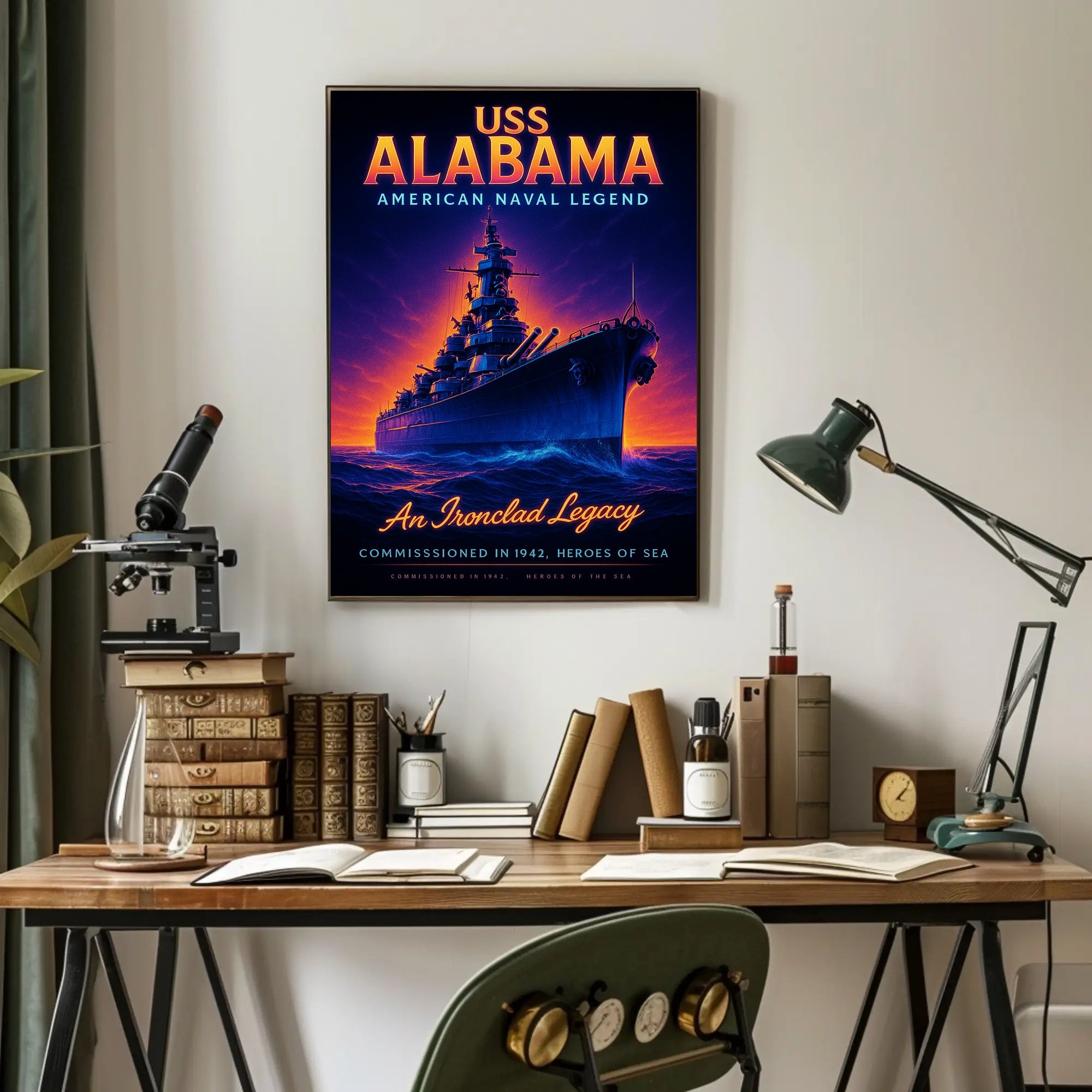 Uss Alabama An Ironclad Legacy Poster PosterGoat