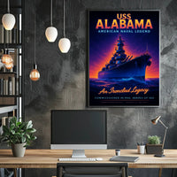 Uss Alabama An Ironclad Legacy Poster PosterGoat