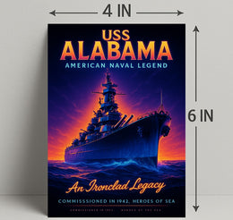 Uss Alabama An Ironclad Legacy Poster PosterGoat