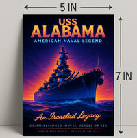 Uss Alabama An Ironclad Legacy Poster PosterGoat