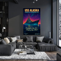 Uss Alaska Guardian Of The Northern Poster PosterGoat
