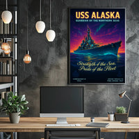Uss Alaska Guardian Of The Northern Poster PosterGoat