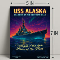 Uss Alaska Guardian Of The Northern Poster PosterGoat