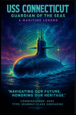Uss Connecticut Guardian Of The Seas Poster PosterGoat