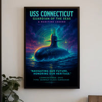 Uss Connecticut Guardian Of The Seas Poster PosterGoat