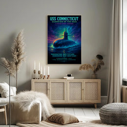 Uss Connecticut Guardian Of The Seas Poster PosterGoat