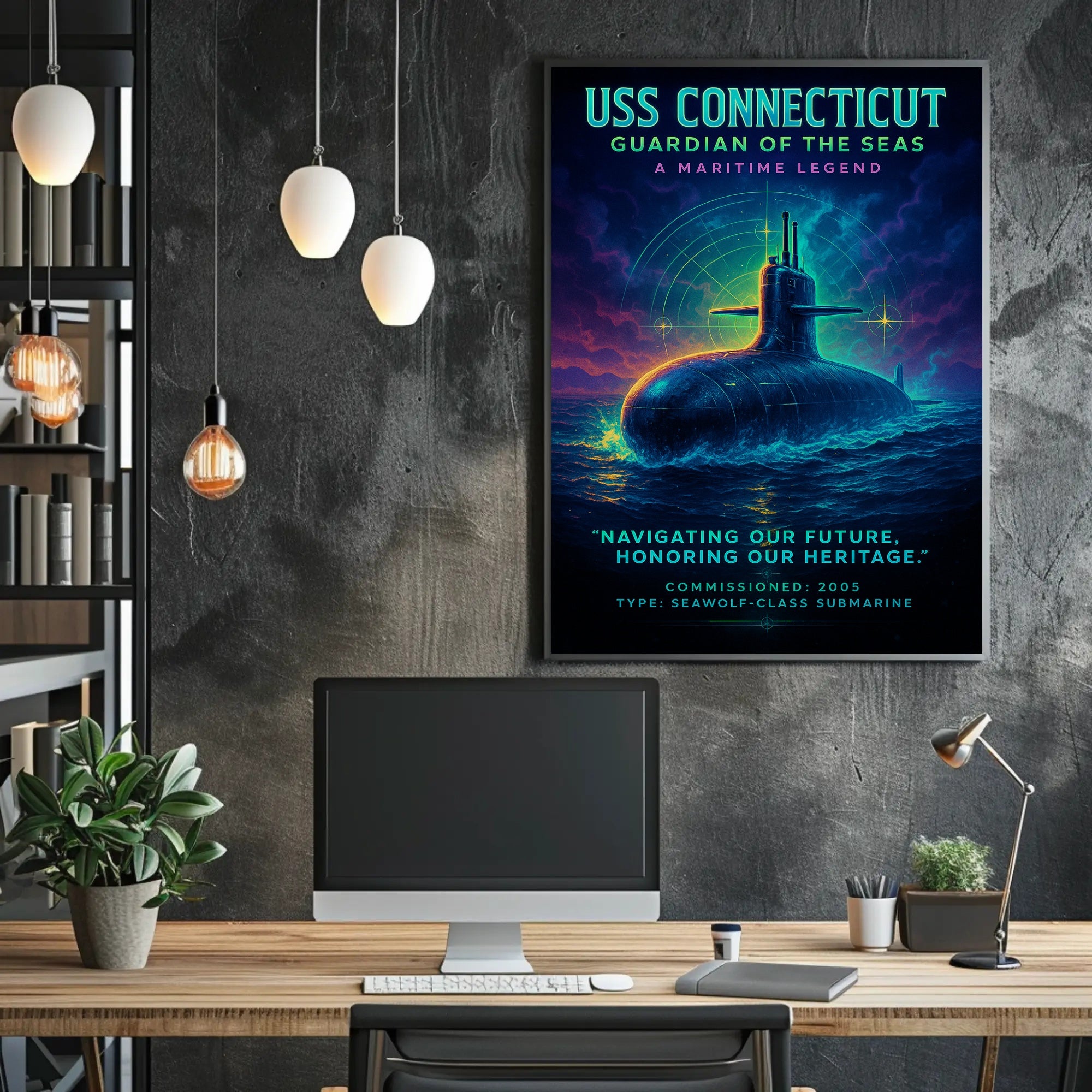 Uss Connecticut Guardian Of The Seas Poster PosterGoat