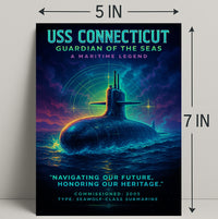 Uss Connecticut Guardian Of The Seas Poster PosterGoat