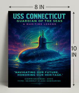 Uss Connecticut Guardian Of The Seas Poster PosterGoat