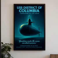 Uss District Of Columbia Vanguard Of Poster PosterGoat