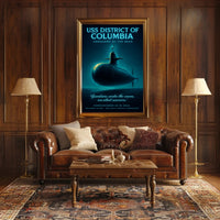 Uss District Of Columbia Vanguard Of Poster PosterGoat