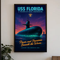 Uss Florida A Triumph Of Naval Poster PosterGoat