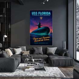 Uss Florida A Triumph Of Naval Poster PosterGoat
