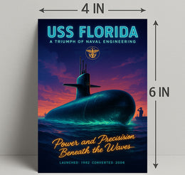 Uss Florida A Triumph Of Naval Poster PosterGoat