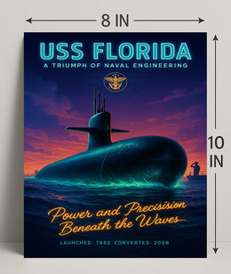 Uss Florida A Triumph Of Naval Poster PosterGoat