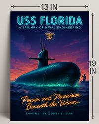 Uss Florida A Triumph Of Naval Poster PosterGoat
