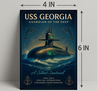 Uss Georgia Guardian Of The Deep Poster PosterGoat