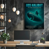 Uss Halibut The Silent Sentinel Poster PosterGoat