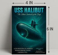 Uss Halibut The Silent Sentinel Poster PosterGoat