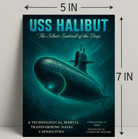 Uss Halibut The Silent Sentinel Poster PosterGoat