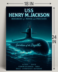 Uss Henry M. Jackson Guardian Of The Poster PosterGoat