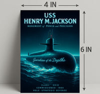 Uss Henry M. Jackson Guardian Of The Poster PosterGoat