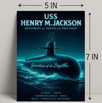 Uss Henry M. Jackson Guardian Of The Poster PosterGoat