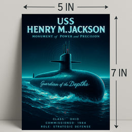 Uss Henry M. Jackson Guardian Of The Poster PosterGoat