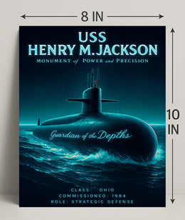 Uss Henry M. Jackson Guardian Of The Poster PosterGoat