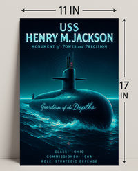 Uss Henry M. Jackson Guardian Of The Poster PosterGoat
