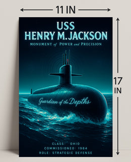 Uss Henry M. Jackson Guardian Of The Poster PosterGoat