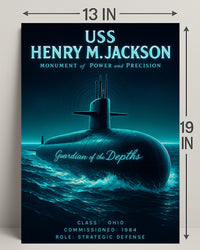 Uss Henry M. Jackson Guardian Of The Poster PosterGoat
