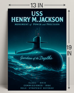 Uss Henry M. Jackson Guardian Of The Poster PosterGoat