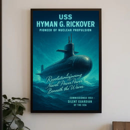 Uss Hyman G. Rickover Silent Guardian Poster PosterGoat