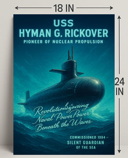 Uss Hyman G. Rickover Silent Guardian Poster PosterGoat