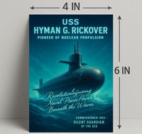 Uss Hyman G. Rickover Silent Guardian Poster PosterGoat