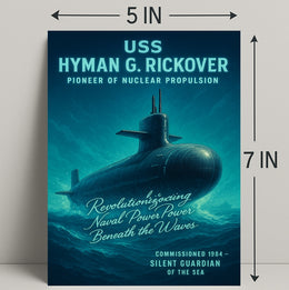 Uss Hyman G. Rickover Silent Guardian Poster PosterGoat