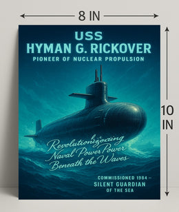Uss Hyman G. Rickover Silent Guardian Poster PosterGoat