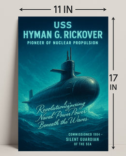 Uss Hyman G. Rickover Silent Guardian Poster PosterGoat