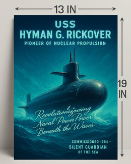 Uss Hyman G. Rickover Silent Guardian Poster PosterGoat