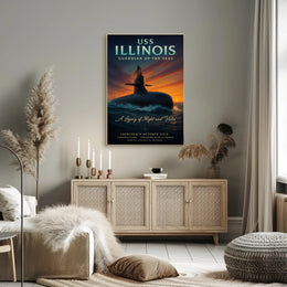 Uss Illinois Guardian Of The Seas Poster PosterGoat