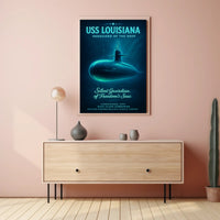 Uss Louisiana Vanguard Of The Deep Poster PosterGoat