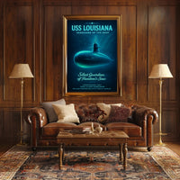 Uss Louisiana Vanguard Of The Deep Poster PosterGoat