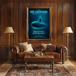 Uss Louisiana Vanguard Of The Deep Poster PosterGoat