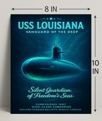 Uss Louisiana Vanguard Of The Deep Poster PosterGoat