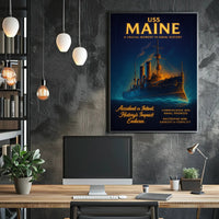 Uss Maine A Crucial Moment In Naval Poster PosterGoat