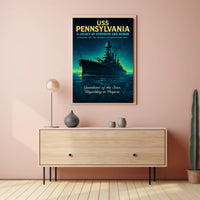 Uss Pennsylvania A Legacy Of Strength Poster PosterGoat
